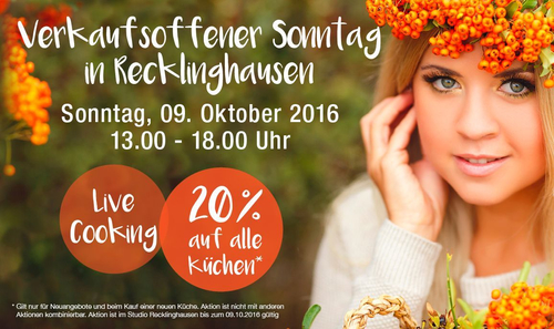 alma KÜCHEN - Verkaufsoffener Sonntag in Recklinghausen