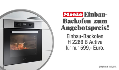 Miele-Einbaubackofen zum Angebotspreis